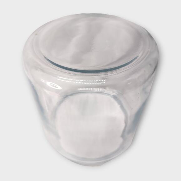 Large Glass Display Cookie Candy Jar Canister With Lid 9" 3/4 H x 7" 1/4 D - Picture 2 of 3